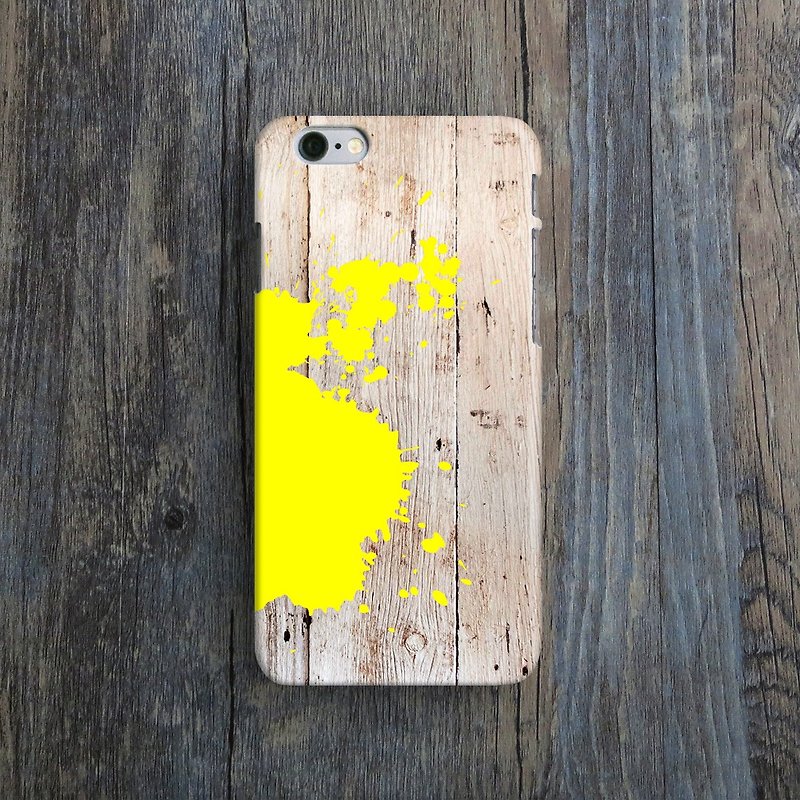 OneLittleForest - 原创手机保护壳- iPhone- 荧光泼墨 - 手机壳/手机套 - 塑料 黄色