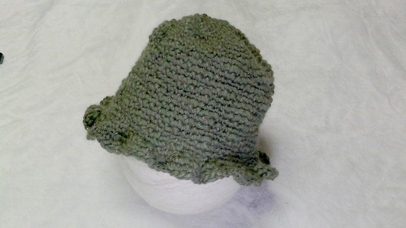 荷叶帽 - 帽子 - 其他材质 绿色