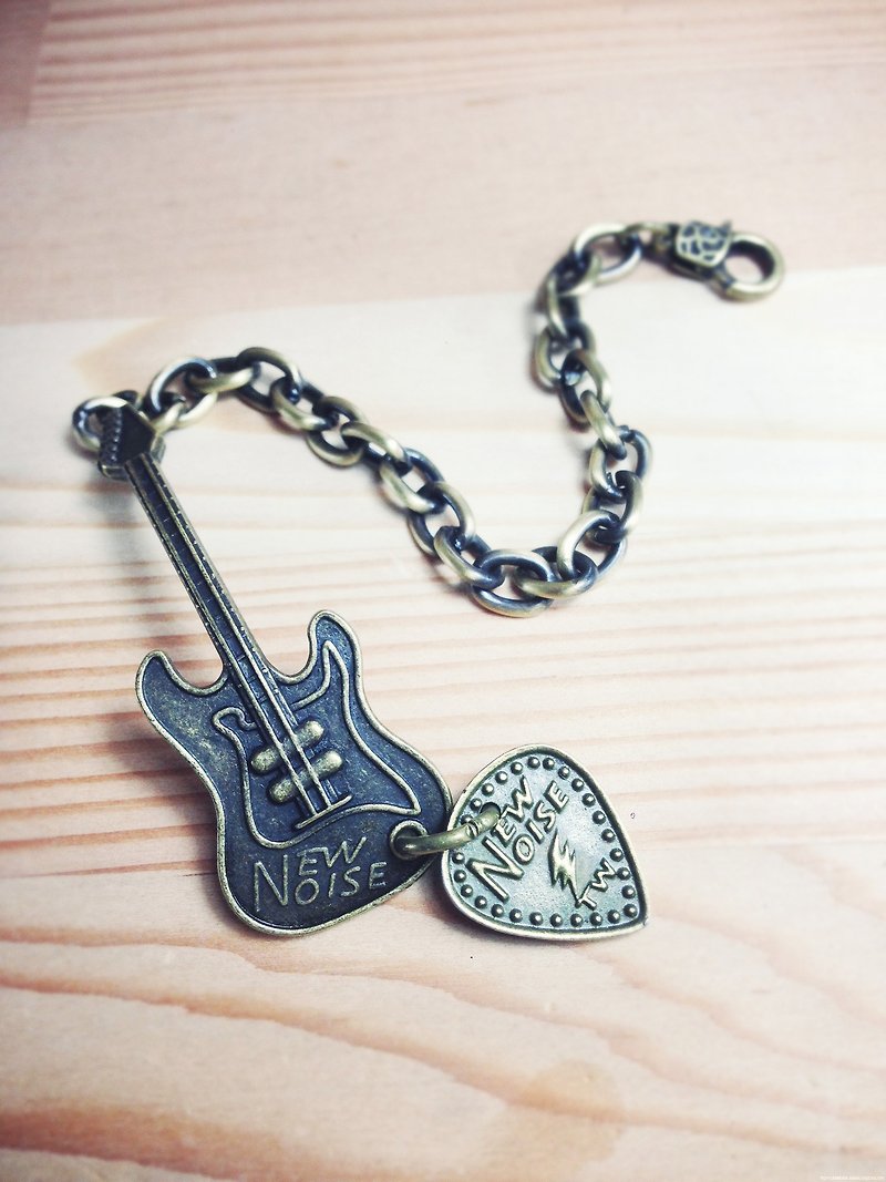 NEW NOISE 吉他手链－抒情款 - 手链/手环 - 其他金属 咖啡色