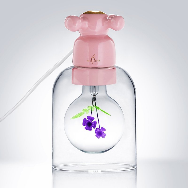 水龙头小夜灯 - 含1个紫色许愿花球泡灯 Edison-Style 设计师灯泡 - 灯具/灯饰 - 瓷 多色
