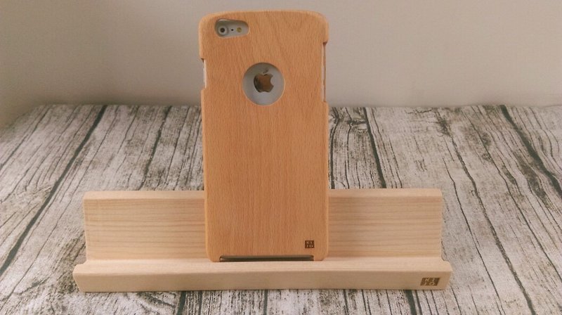 iphone6 PLUS 原木手机壳 - 3D素面基本款 (榉木) - 手机壳/手机套 - 木头 咖啡色