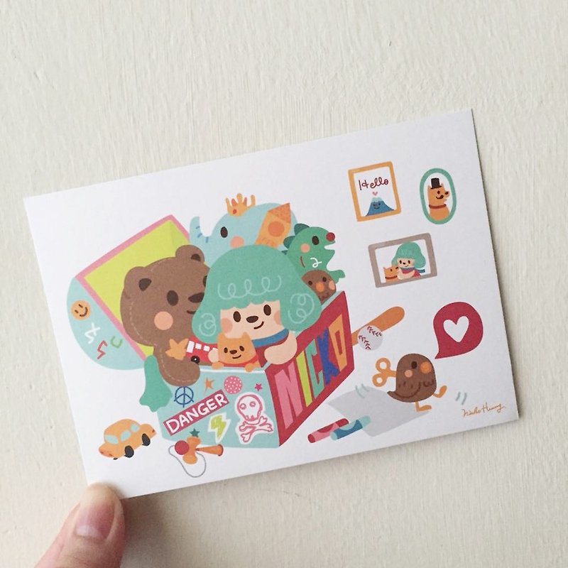 【玩具盒】明信片 - 卡片/明信片 - 其他材质 多色