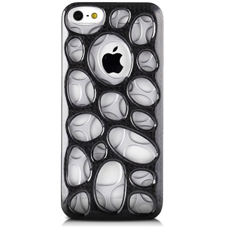 monCarbone【Crater】iPhone SE/5S/5 碳纤维保护壳 - 手机壳/手机套 - 其他材质 黑色