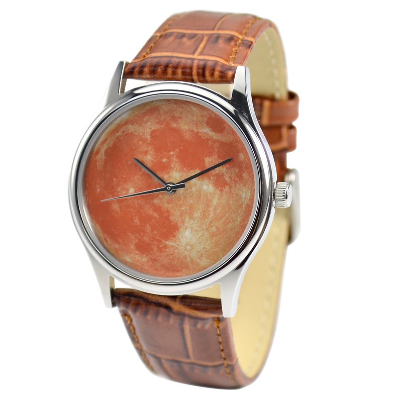 月球手表 (橙色) - 中性 - 全球包邮 - 女表 - 其他金属 橘色