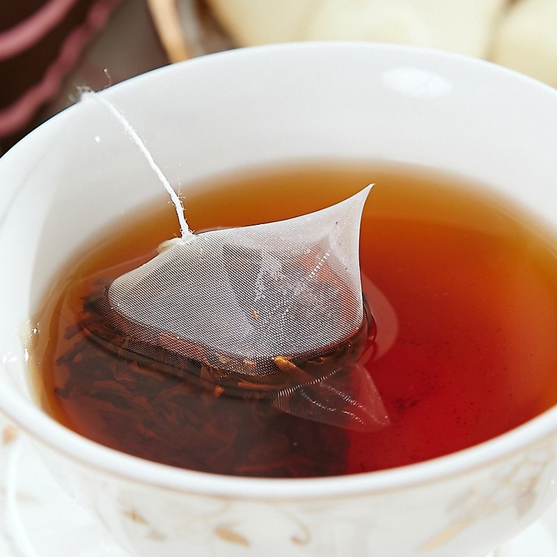 太妃糖风味红茶(10入/袋)│三角立体茶包·糖果与红茶的完美比例 - 茶 - 其他材质 红色