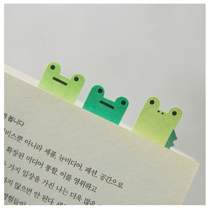 Dessin x JSTORY-Smile标签贴-爱笑青蛙,JST14235 - 贴纸 - 其他材质 绿色