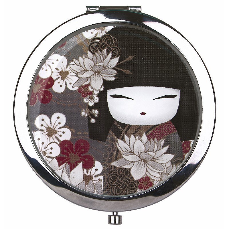 Kimmidoll 和福娃娃随身镜 Tatsumi - 彩妆刷具/镜子/梳子 - 其他金属 灰色