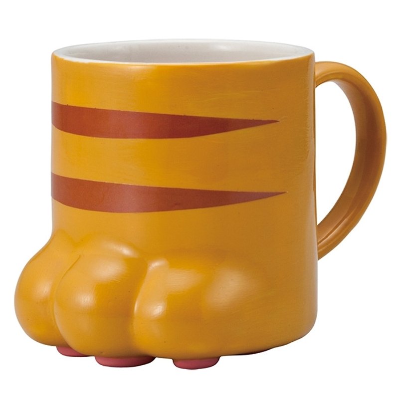 sunart 马克杯 - 虎斑猫肉球 - 咖啡杯/马克杯 - 陶 橘色