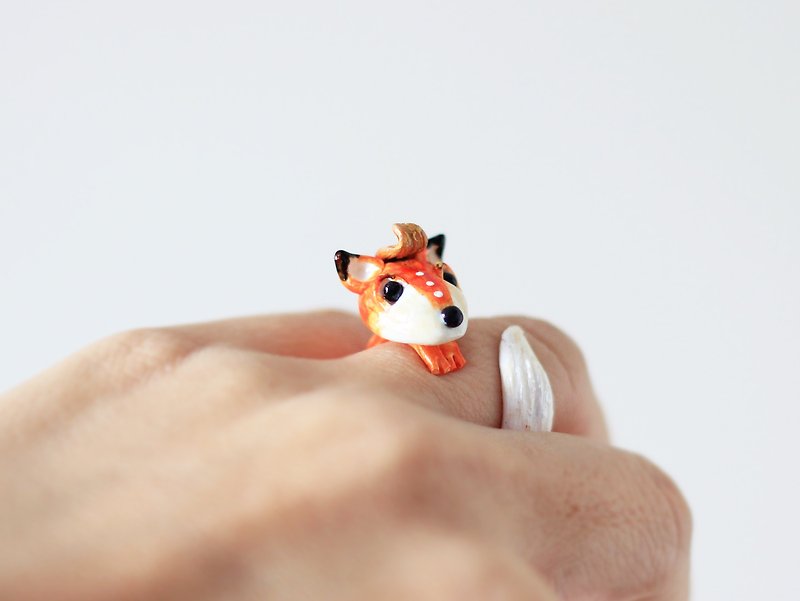 小狐狸手造戒指 - 戒指 - 其他材质 