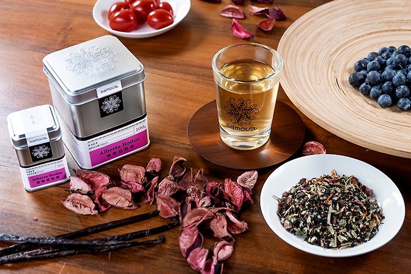 放牧亚伯达 草本红茶  玫瑰芳香与浓厚的蔓越莓果香 滋味柔润香甜 - 茶 - 新鲜食材 紫色