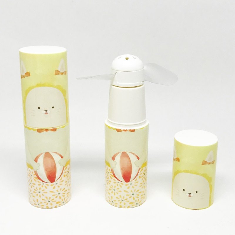 日本 Art Lab - Q版香氛凉感小风扇 - 呆萌宠物 - 其他 - 塑料 黄色
