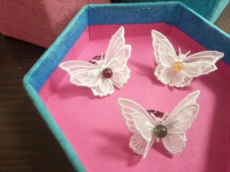 Butterfly ring - 戒指 - 其他材质 多色