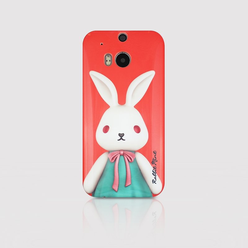 (Rabbit Mint) 薄荷兔手机壳 - 布玛莉 Merry Boo - HTC One M8 (M0001) - 手机壳/手机套 - 塑料 红色