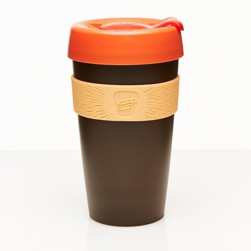 KeepCup 随身咖啡杯-推动者系列 (L) 爱迪生 - 咖啡杯/马克杯 - 塑料 橘色
