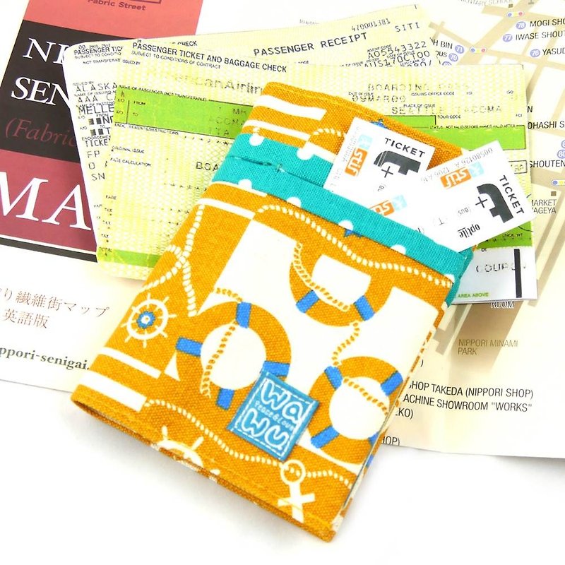 WaWu 护照套 (黄色潜艇)/旅行证件小包/随身笔记布书套 - 护照夹/护照套 - 其他材质 黄色