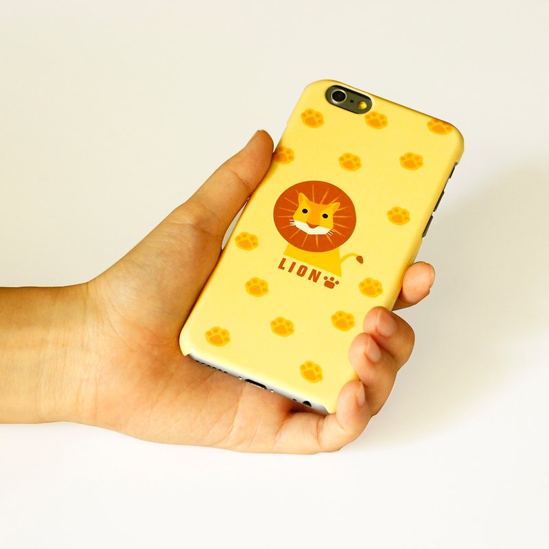 【买一送一】Kalo 卡乐创意iPhone 6/6S 保护壳-跳跳脚印狮 - 手机壳/手机套 - 塑料 橘色
