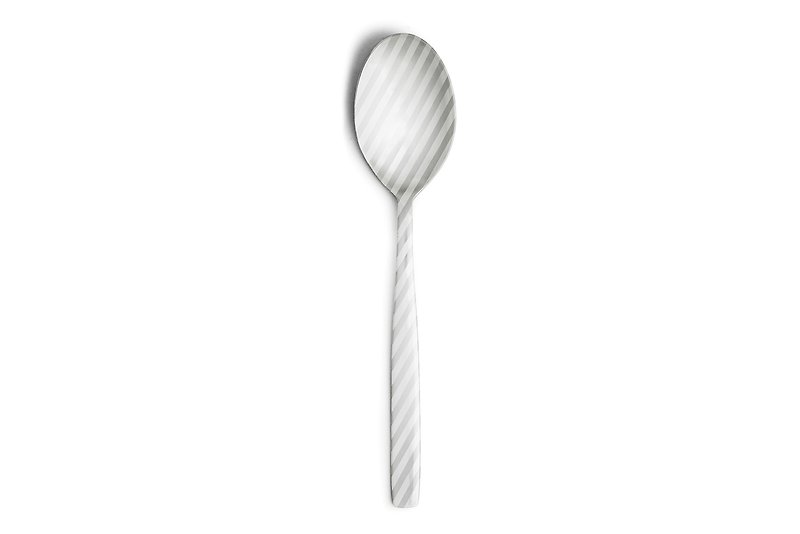 Perrocaliente 斜纹餐匙 - 餐刀/叉/匙组合 - 其他金属 灰色