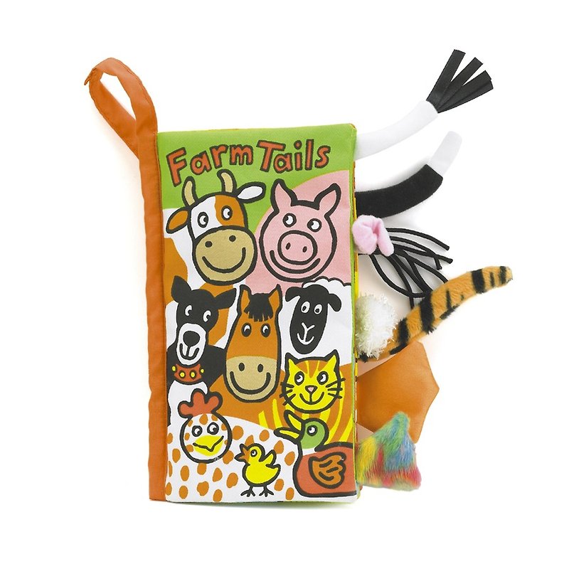 Farm Tails 农庄动物尾巴书 封面有声 - 玩具/玩偶 - 聚酯纤维 多色