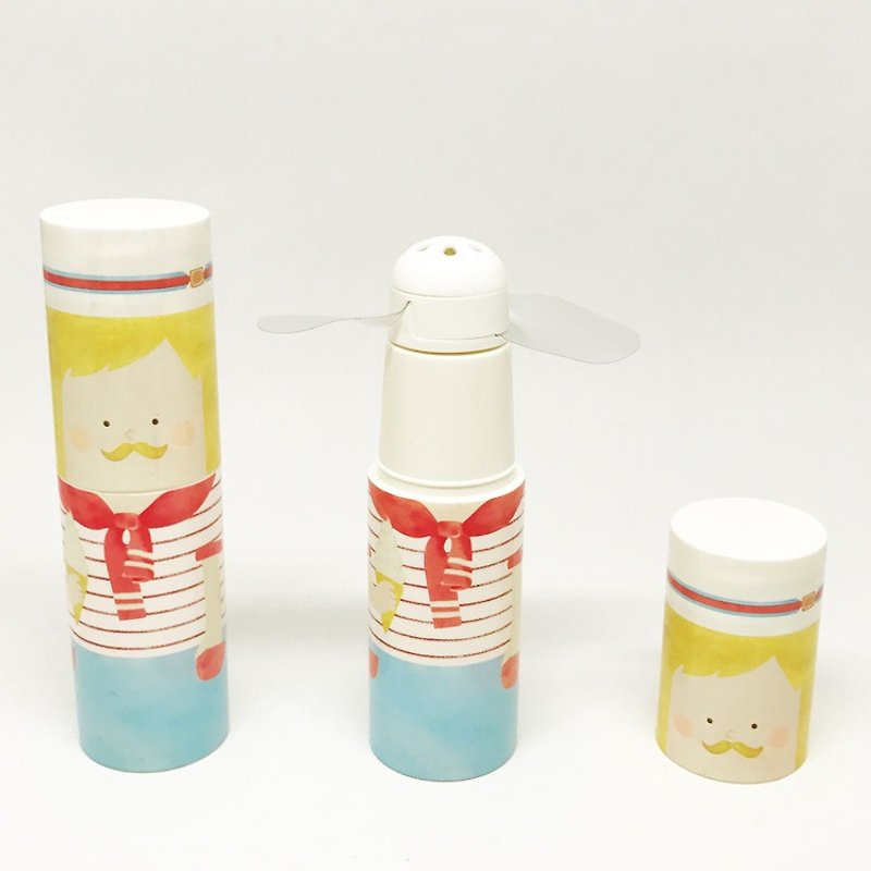 日本 Art Lab - Q版香氛凉感小风扇 - 俏皮老爸 - 其他 - 塑料 多色