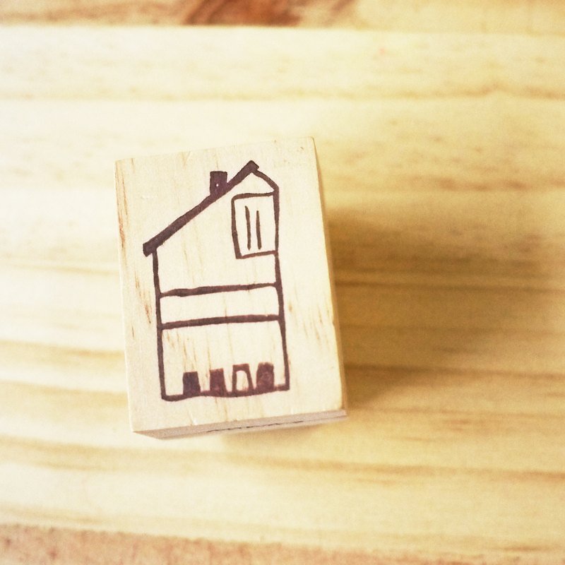 Handmade 橡皮章 | 小房子印章 - 其他 - 其他材质 咖啡色