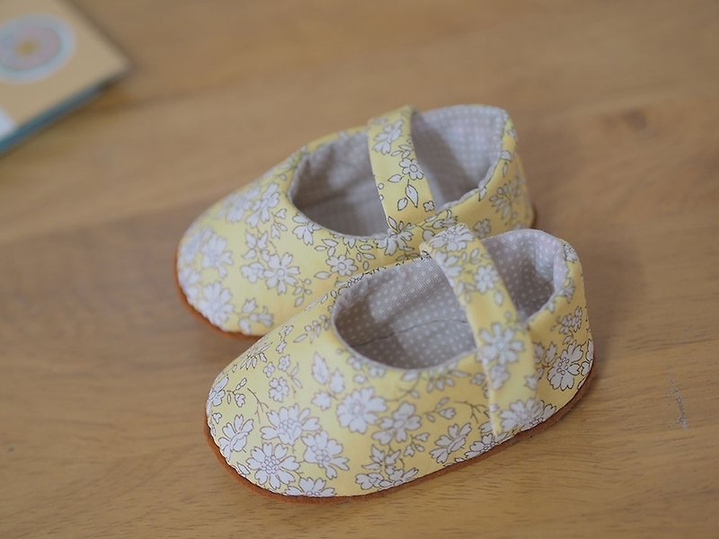 英国黄碎花·婴儿鞋 - 婴儿鞋 - 其他材质 黄色