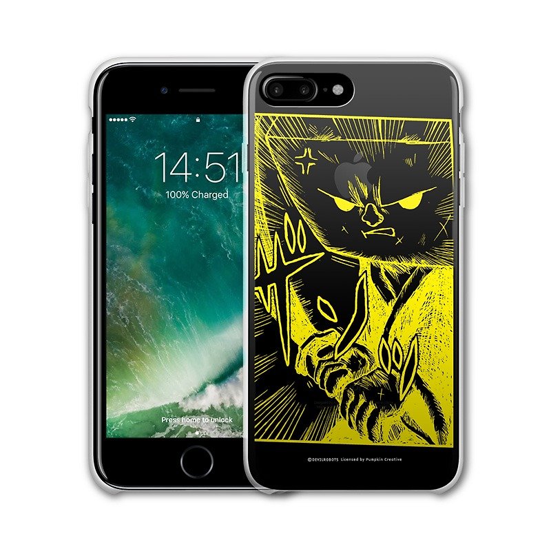 AppleWork iPhone 6/7/8 Plus 原创保护壳 - 亲子豆腐 PSIP-342 - 手机壳/手机套 - 塑料 黄色