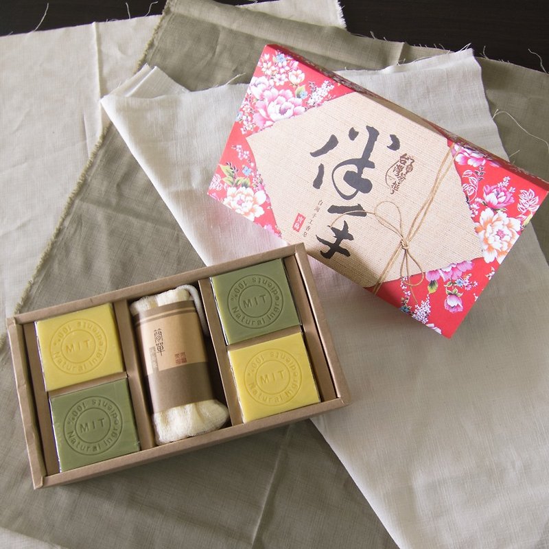 【台湾茶抠】伴手礼盒-皂墙组 - 沐浴用品 - 其他材质 绿色