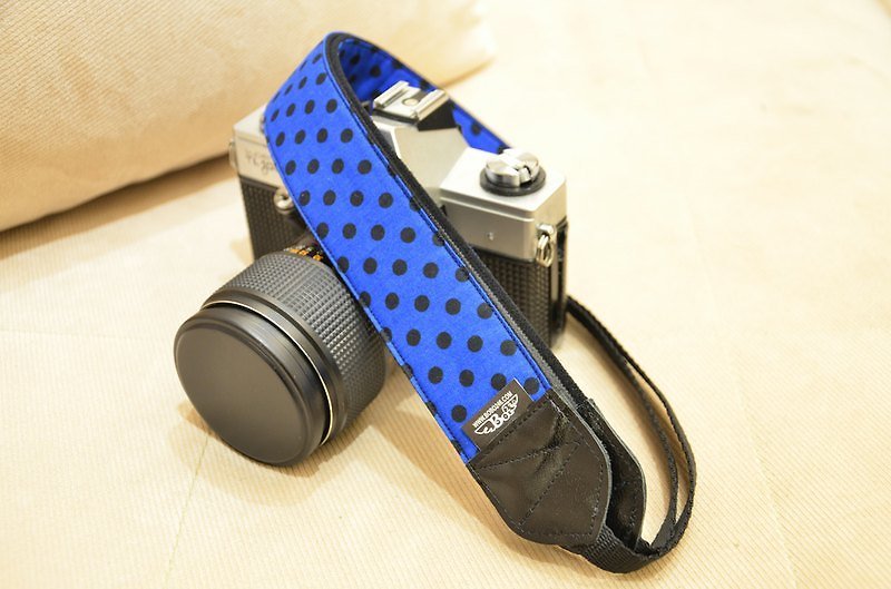 蓝底黑点 减压背带 相机背带 乌克丽丽  Camera  Strap - 相机背带/脚架 - 其他材质 