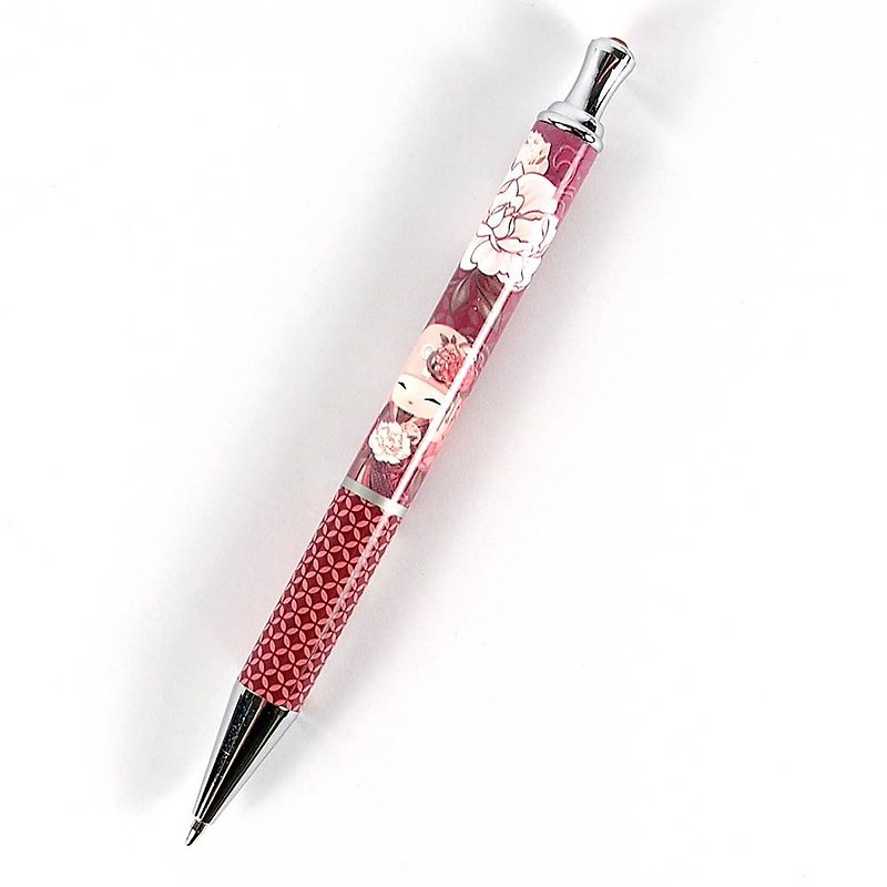 原子笔-Sayaka 纯洁美好【Kimmidoll 和福娃娃】 - 圆珠笔/中性笔 - 其他金属 红色