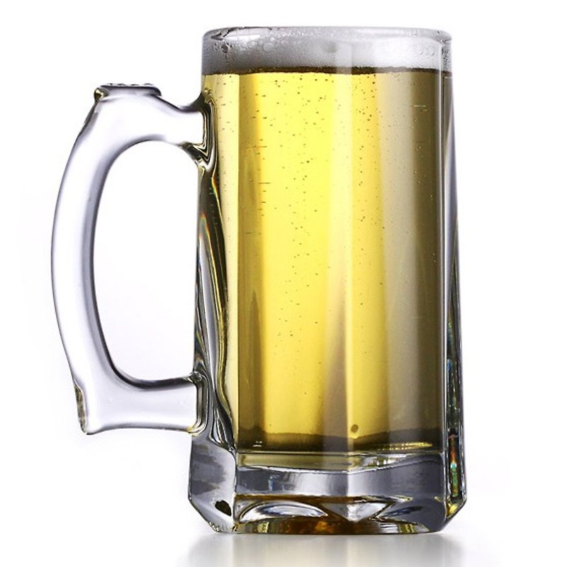 355cc【无铅黄金啤酒杯】Pasabahce 夏日清凉豪饮啤酒杯毕业 - 咖啡杯/马克杯 - 玻璃 黄色