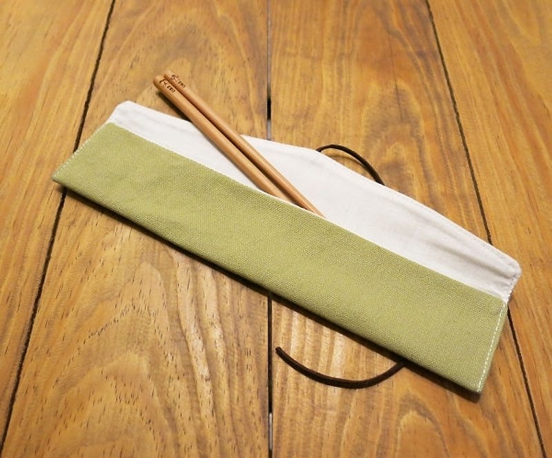 好筷子+单件式收纳袋 - 筷子/筷架 - 竹 绿色