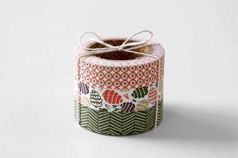 Dailylike fabric tape 北欧风布胶带(三入) 42-pine,E2D54180 - 纸胶带 - 其他材质 多色