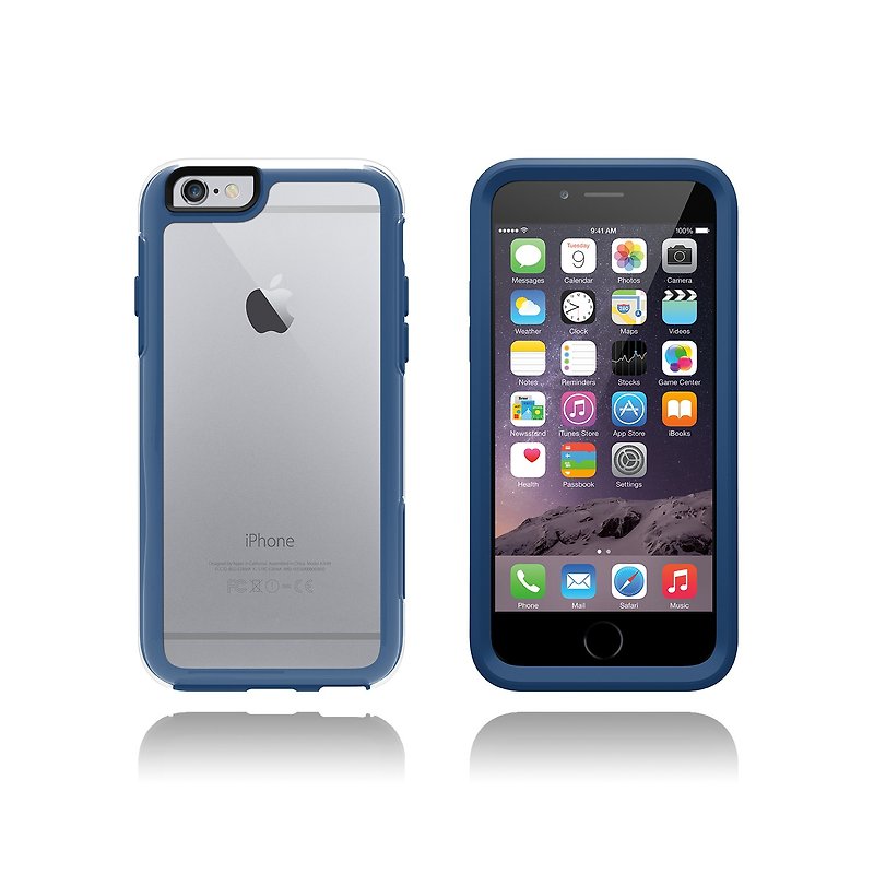 My Symmetry Series 我的专属炫彩几何系列 iPhone 6/ 6s (透明风格款) 蓝 - 手机壳/手机套 - 塑料 蓝色