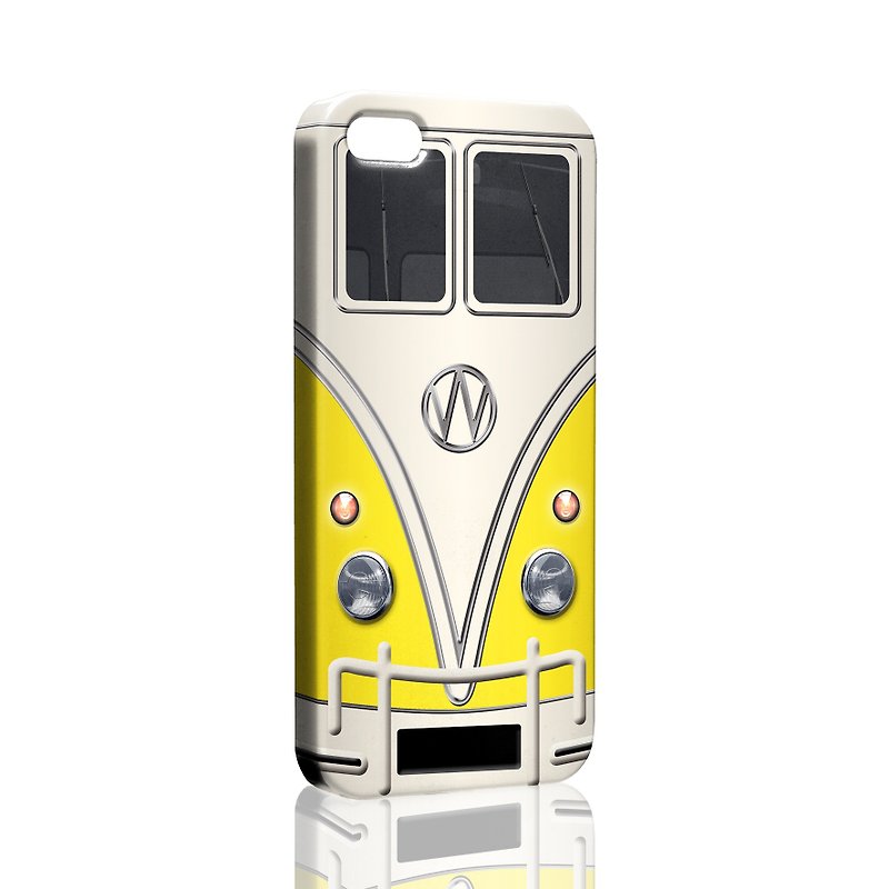 怀旧VAN 黄色 iPhone X 8 7 6s Plus 5s 三星 S7 S8 S9 手机壳 - 手机壳/手机套 - 塑料 黄色