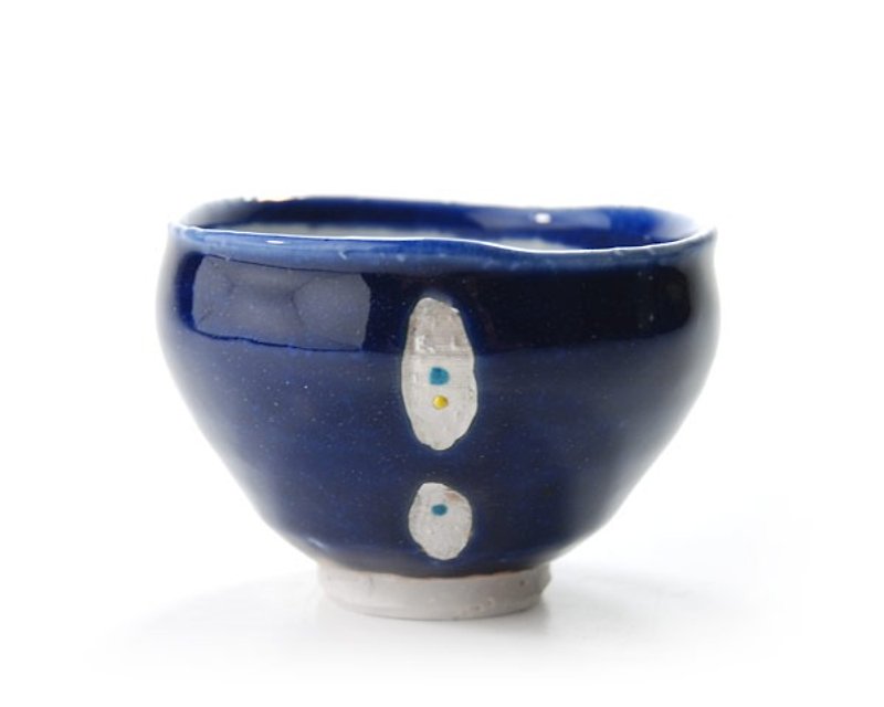 暮暮 瑠璃釉汲出汤呑 - 茶具/茶杯 - 其他材质 蓝色