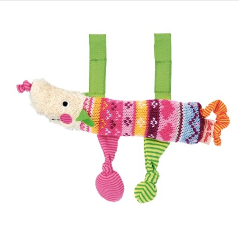 德国百年品牌Käthe Kruse-Smilla Snor腊肠狗吊挂玩偶 - 玩具/玩偶 - 棉．麻 多色