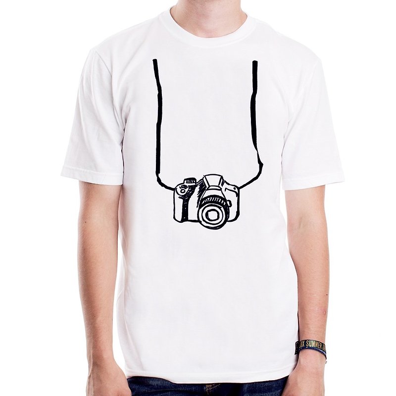 Printed Camera短袖T恤-2色 相机 摄影 照片 文青 艺术 设计 时髦 时尚 LOMO - 男装上衣/T 恤 - 其他材质 多色