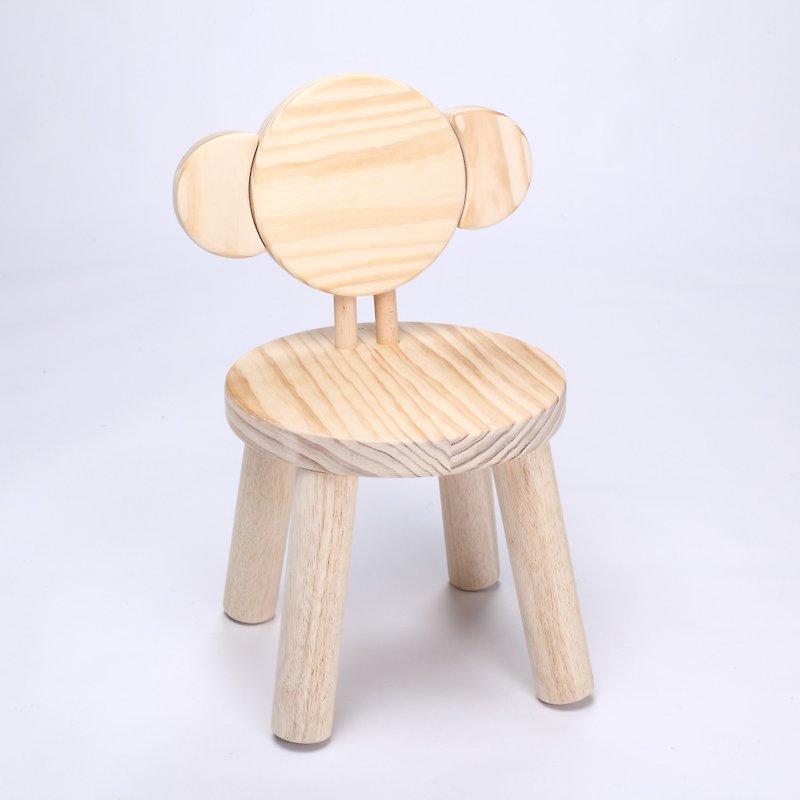 动物系列-小猴椅 - 摆饰 - 木头 咖啡色