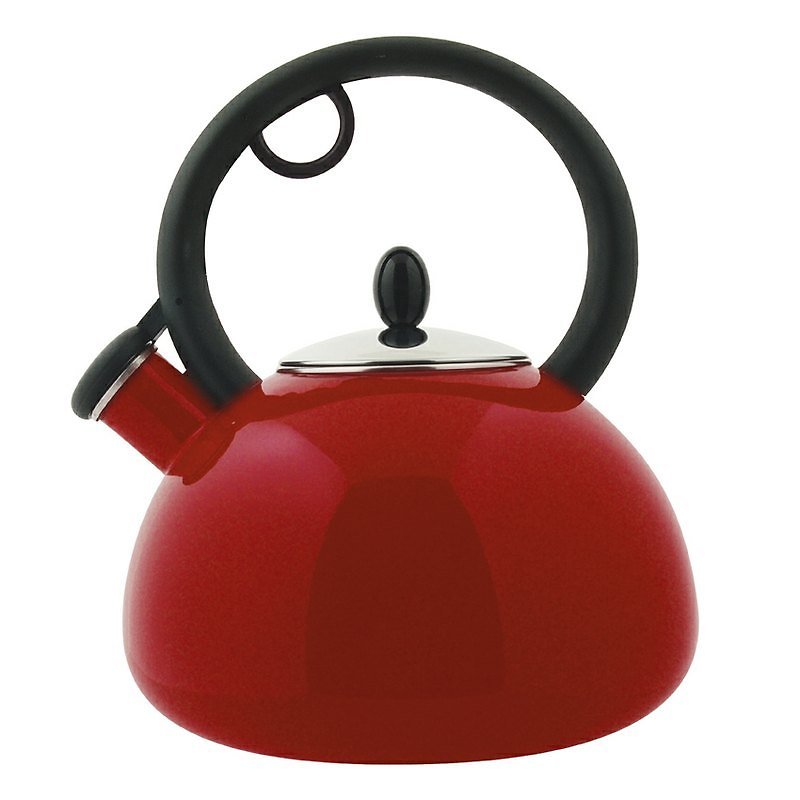 OSICHEF【泡泡珐琅笛音茶壶】-红色 2.3L (母亲节限量商品) - 茶具/茶杯 - 其他金属 红色