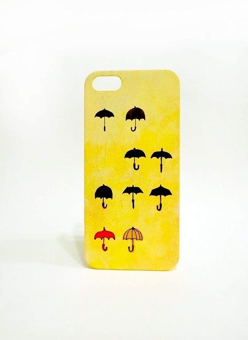 【晴天的，雨－手绘系列】iPhone 手机殻 - 手机壳/手机套 - 塑料 黄色
