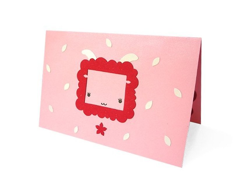 手工卡片 _ 可爱小羊 ... 万用卡、生日卡 - 卡片/明信片 - 纸 粉红色