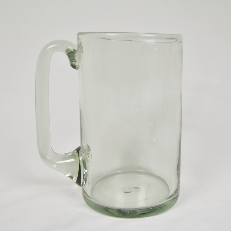 回收玻璃制啤酒杯＿公平贸易 - 厨房用具 - 玻璃 白色