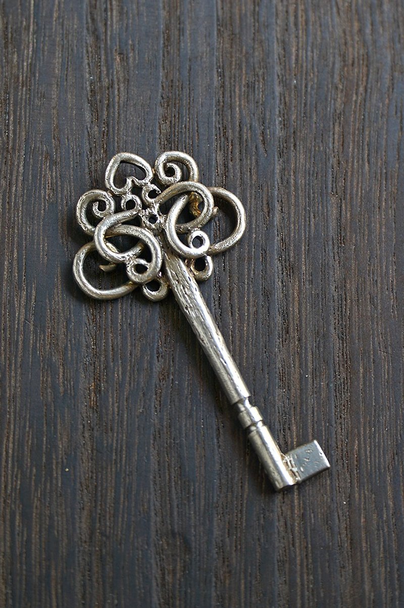 为自己做决定 The Key 解钥系列 925银 坠子 - 项链 - 其他金属 灰色