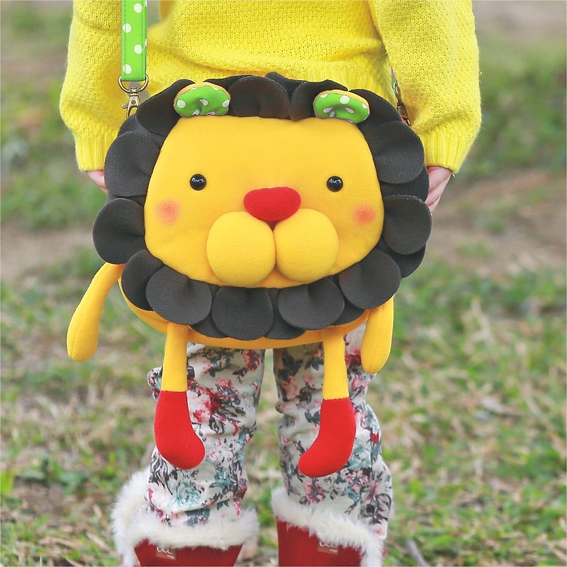Balloon-大侧背包(花瓣狮) - 侧背包/斜挎包 - 其他材质 黄色