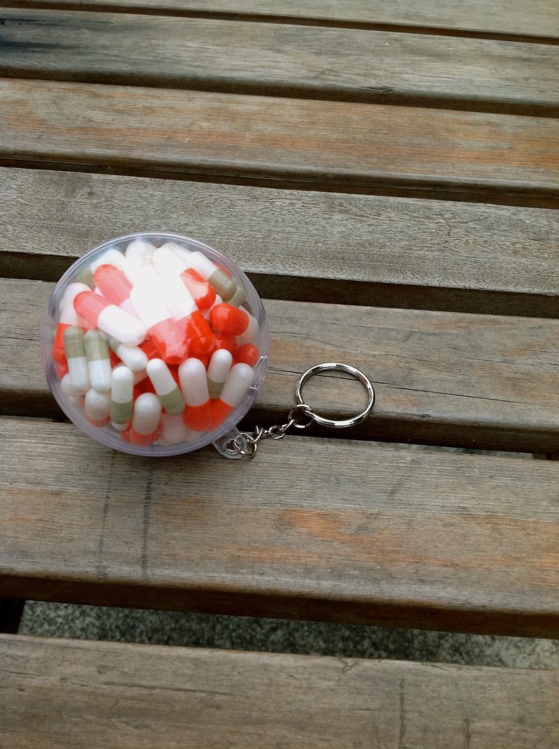 球救系列钥匙圈—虾仁烩 - 钥匙链/钥匙包 - 压克力 橘色