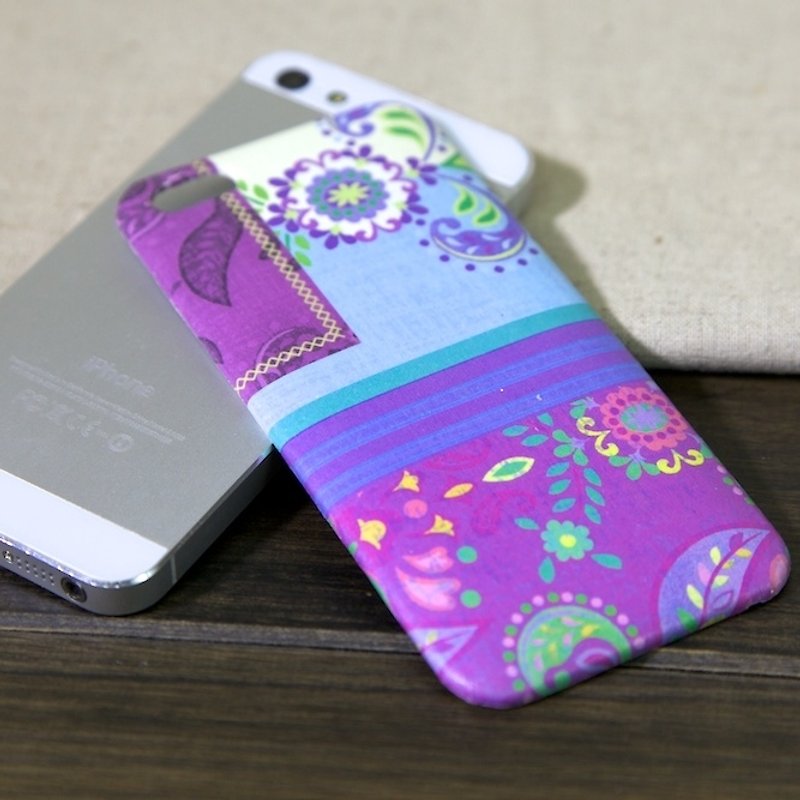 iPhone 5 背包外壳：紫锥菊 - 手机壳/手机套 - 防水材质 紫色
