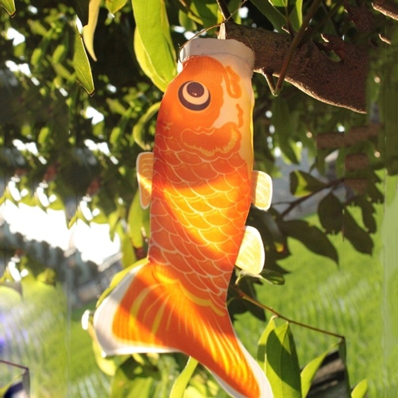 台湾鲤鱼旗15CM (橘) - 摆饰 - 其他材质 橘色