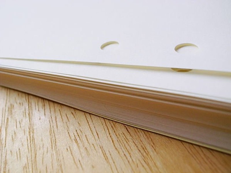 【IAN - Pure Plan】 [再生纸] 4孔 A5笔记本用 文具系列 - 笔记本/手帐 - 纸 白色