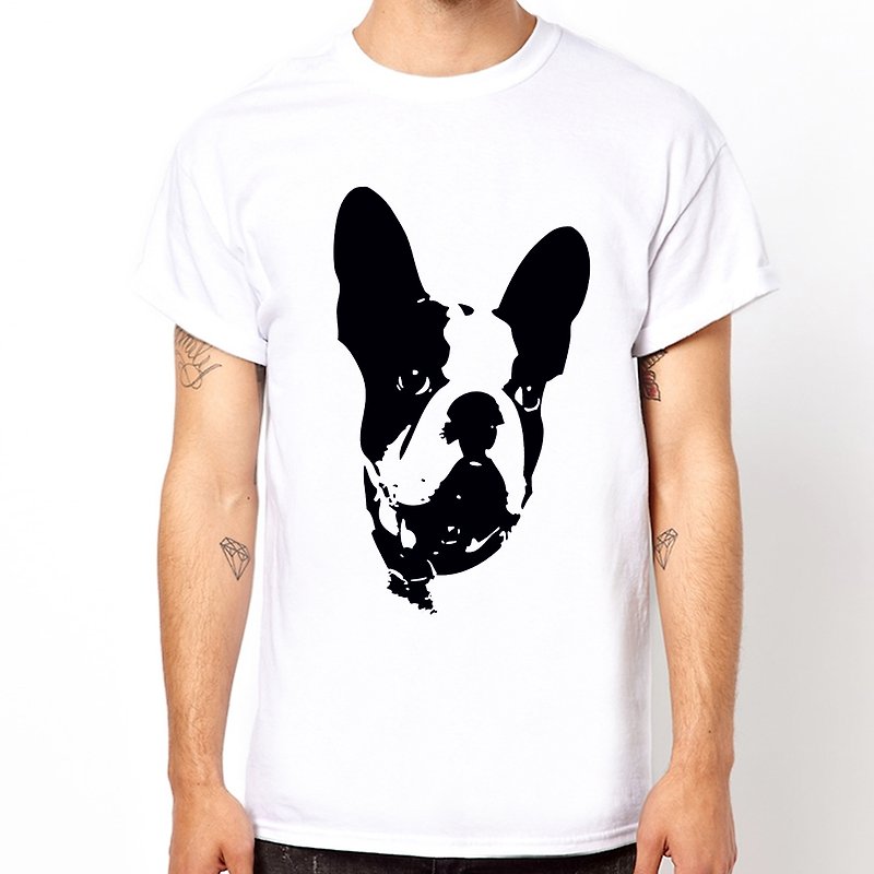 French Bulldog 短袖T恤 2色 法斗 动物 犬 狗 设计 可爱 - 男装上衣/T 恤 - 其他材质 多色