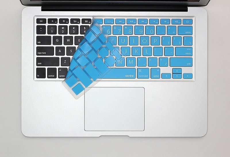 BEFINE MacBook Air 13专用键盘保护膜（KUSO英文Lion版）  蓝底白字 (8809305221194) 此版无注音 - 电脑配件 - 其他材质 蓝色